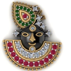 GP00016-Lord Krishna Pendent Stone based