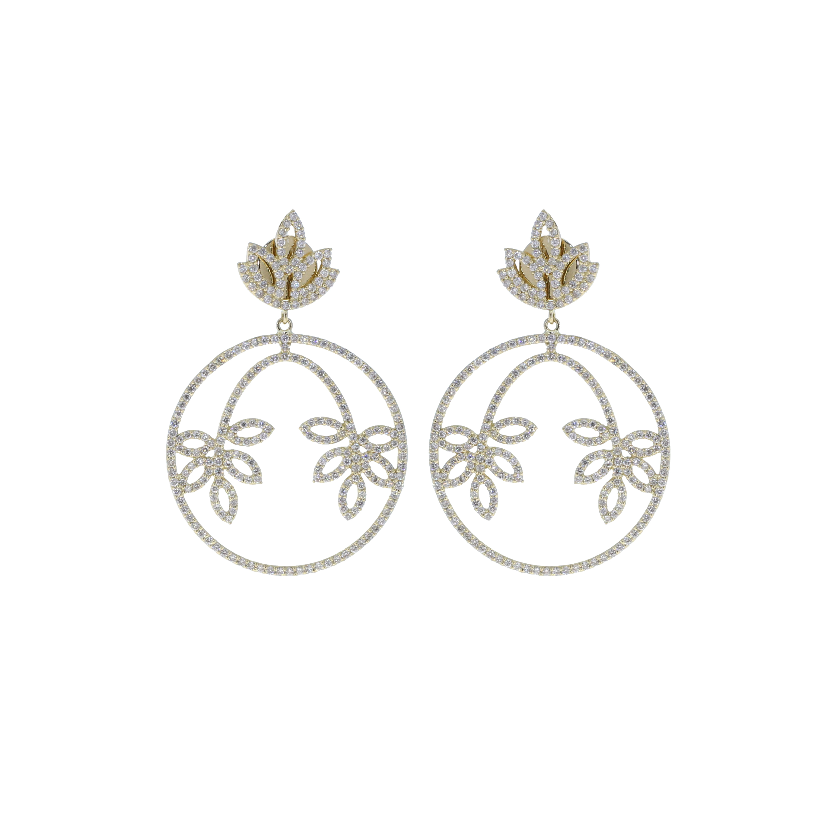 Thin Earring Design 14